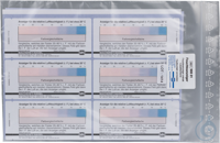 Feuchteanzeiger. Haftetiketten eingestellt auf 20-80 % r.F. Format: 50 x 100...