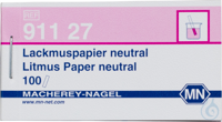 Lackmuspapier neutral Heft à 100 Streifen 10 x 75 mm  VE=100 Strip...