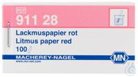 Lackmuspapier rot Heft à 100 Streifen 10 x 75 mm  VE=100 Strip Lackmuspapier...