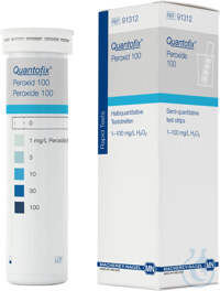 QUANTOFIX Peroxid 100 Teststäbchen 6 x 95 mm Messbereich: 0-1-3-10-30-100...