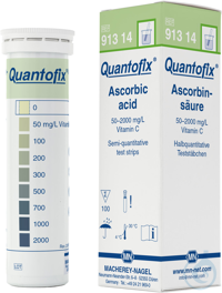 QUANTOFIX Ascorbinsäure Teststäbchen 6 x 95 mm Messbereich:...
