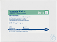 QUANTOFIX Kalium Teststäbchen 6 x 95 mm Messbereich: 0-200-400-700-1000-1500...
