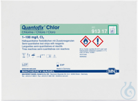 QUANTOFIX Chlor Teststäbchen 6 x 95 mm Messbereich: 0-1-3-10-30-100 mg/L Cl2...