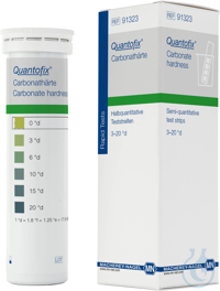 Quantofix® Teststäbchen. Carbonathärte Dose mit 100 Teststreifen  VE=100...
