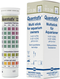 QUANTOFIX Multistick für Aquarianer Teststäbchen 6 x 95 mm Messbereich:...