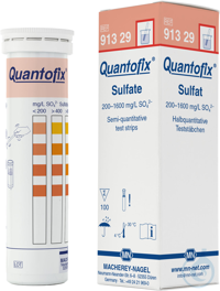 QUANTOFIX Sulfat Teststäbchen 6 x 95 mm Messbereich: 400->800->1200- >1600...