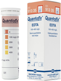 QUANTOFIX EDTA Teststäbchen 6 x 95 mm Messbereich: 0-100-200-300-400 mg/L...