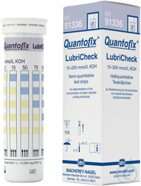 QUANTOFIX LubriCheck Teststäbchen 6 x 95 mm Messbereich: 0-15-50-75-130-200...