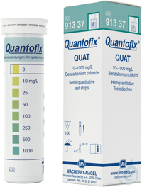 QUANTOFIX QUAT Teststäbchen 6 x 95 mm Messbereich: 0-10-25-50-100-250-...