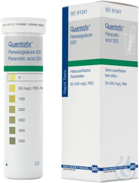 Quantofix® Teststäbchen. Peressigsäure 500 Dose mit 100 Teststreifen  VE=100...