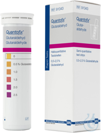 QUANTOFIX Glutaraldehyd Teststäbchen 6 x 95 mm Messbereich: 0-0.5-1-1.5-2-2.5...