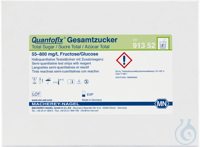 QUANTOFIX Gesamtzucker Teststäbchen 6 x 95 mm Messbereich:...