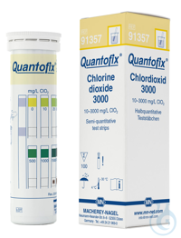 QUANTOFIX Chlordioxid 3000 Teststäbchen 6 x 95 mm Messbereich:...