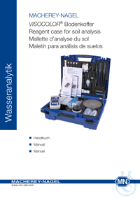 Handbuch für VISOCOLOR Analysenkoffer zur Bodenuntersuchung  VE=1 Stück...