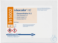 VISOCOLOR HE Gesamthärte H 2 Titrimetrisches Testbesteck Messbereich:...