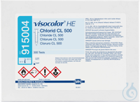 VISOCOLOR HE Chlorid CL 500 Titrimetrisches Testbesteck Messbereich: 5-500...