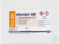 VISOCOLOR HE Gesamthärte H 2 Titrimetrisches Testbesteck - Nachfüllpackung -...