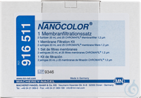 NANOCOLOR Membranfiltrationssatz mit 2 Spritzen 20 mL. 25 CHROMAFIL...