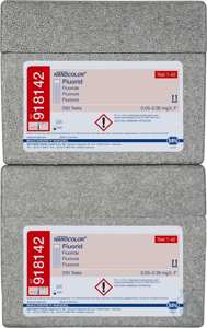 NANOCOLOR Fluorid Rechteckküvettentest Messbereich: 0.05-2.00 mg/L F- Pg. à...