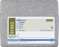 NANOCOLOR Kupfer Rechteckküvettentest Messbereich: 0.01-10.0 mg/L Cu2+ Pg. à...
