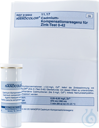 NANOCOLOR Cadmium-Kompensationsreagenz für Zink-Test 0-42 Dose à 20 NANOFIX...