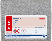 NANOCOLOR Zink Rechteckküvettentest Messbereich: 0.02-3.0 mg/L Zn2+ Pg. à 250...