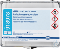 NANOCOLOR NanOx Metall Packung à 30 g Aufschlußreagenz mit Dosierlöffel und...