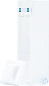 Quarzglasküvette. 10 mm Schichtdicke. für NANOCOLOR® UV/VIS und NANOCOLOR®...