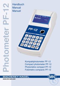 Handbuch für Photometer PF-12  VE=1 Stück Handbuch für Photometer PF-12  VE=1...