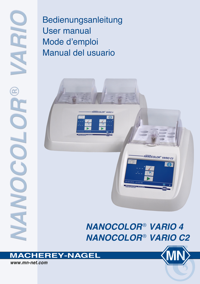 Handbuch für NANOCOLOR VARIO C2 und NANOCOLOR VARIO 4 4-sprachig: DE/EN/FR/ES...