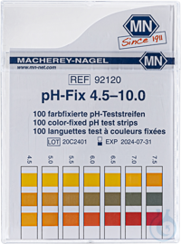 pH-Fix 4.5-10.0 Indikatorstäbchen Messbereich: pH 4.5-5.0-5.5-6.0-6.5-...