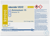 VISOCOLOR ECO Ammonium 15 Kolorimetrisches Testbesteck Messbereich: 0.5-15...