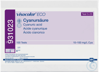 VISOCOLOR ECO Cyanursäure Trübungsmessung Messbereich: 10-100 mg/L Cya Pg. à...