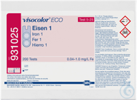 VISOCOLOR ECO Eisen 1 Kolorimetrisches Testbesteck Messbereich: 0.04-1.0 mg/L...