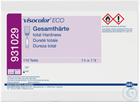 VISOCOLOR ECO Gesamthärte Titrimetrisches Testbesteck Messbereich: 1 Tropfen...