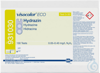 VISOCOLOR ECO Hydrazin Kolorimetrisches Testbesteck Messbereich: 0.05-0.40...