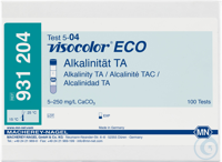 VISOCOLOR ECO Alkalinität TA Reagenziensatz zur photometrischen Bestimmung...
