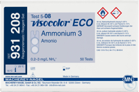 VISOCOLOR ECO Ammonium 3 Kolorimetrisches Testbesteck - Nachfüllpackung -...
