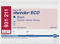 VISOCOLOR ECO Brom Reagenziensatz zur photometrischen Bestimmung Messbereich:...