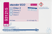 VISOCOLOR ECO Chlor 2. frei und gesamt Kolorimetrisches Testbesteck -...