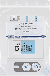 VISOCOLOR ECO Farbkarte freies Chlor 2 passend zu REF: 931016 und 931090...