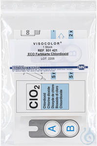 VISOCOLOR ECO Farbkarte Chlordioxid passend zu REF 931021  VE=1 Stück...