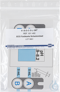 VISOCOLOR ECO Farbkarte pH 6.9 - 8.2 passend zu REF: 931090  VE=1 Stück...