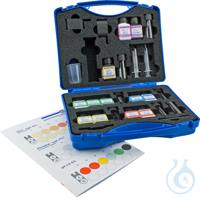 VISOCOLOR FISH Analysenkoffer zur Bestimmung von Ammonium. Gesamthärte....