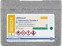 NANOCOLOR Kationische Tenside 4 Rundküvettentest Messbereich: 0.20-4.00 mg/L...