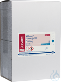NANOCOLOR Sauerstoff 12 Rundküvettentest Messbereich: 0.5-12.0 mg/L O2 Pg. à...