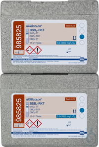 NANOCOLOR BSB5-RKT Rundküvettentest Messbereich: 0.5-3000 mg/L O2 Pg. à 22...