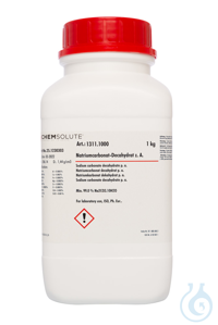 Natriumcarbonat-Decahydrat z. A.. ISO. Ph.  Eur. (min. 99.0 %)  VE=1 kg...