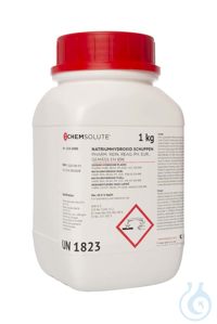 Natriumhydroxid pharmazeutisch rein. Ph.  Eur.. gemäß EN 896 (Schuppen. min....