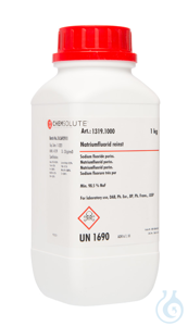 Natriumfluorid reinst. Reag. Ph. Eur.. Reag. BP. Reag. USP. DAB. Ph. Franc....
